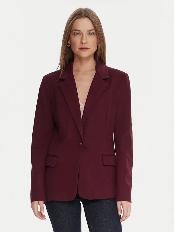 Sakko · Dunkelrot · Regular Fit