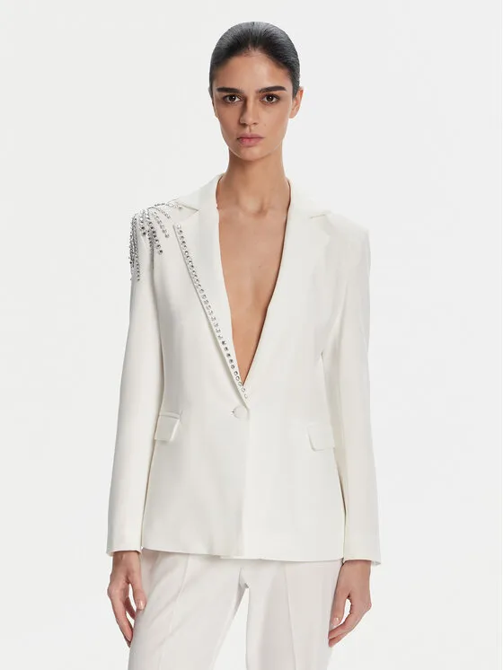 Sakko · Weiß · Regular Fit