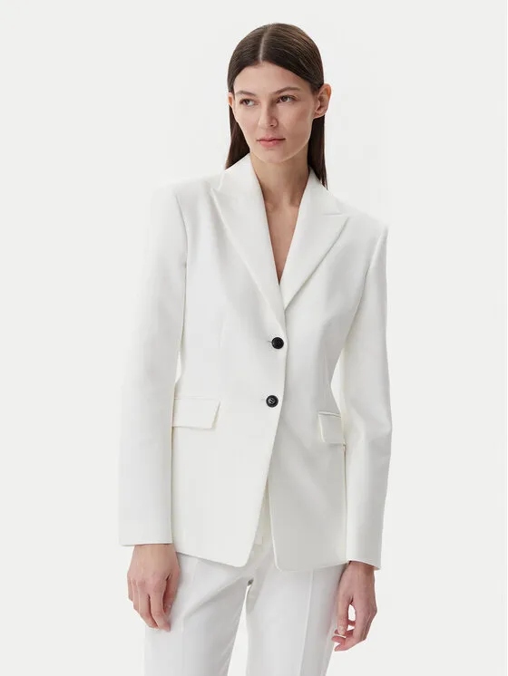 Sakko · Weiß · Slim Fit