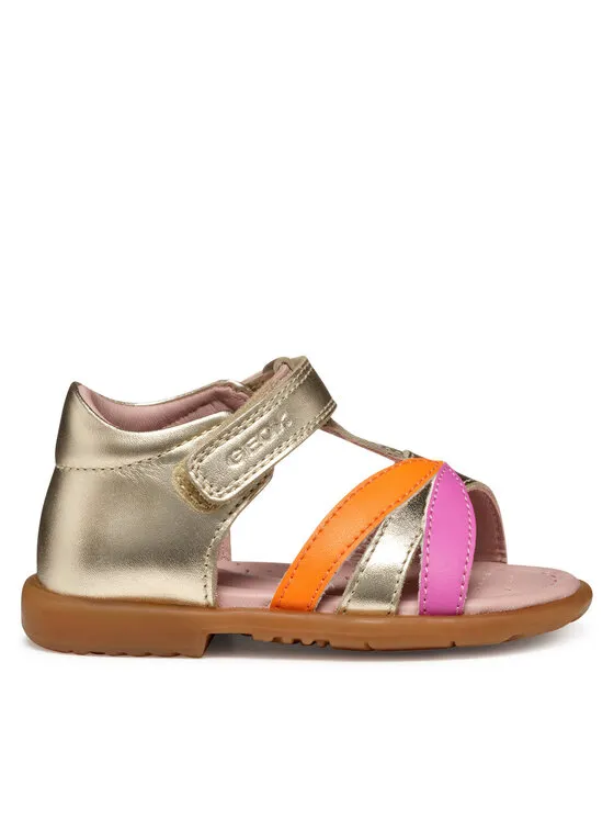 Sandalen · Goldfarben