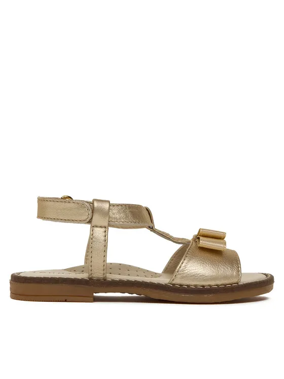 Sandalen · Goldfarben