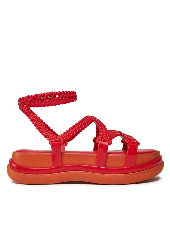 Sandalen · Rot · 5 cm