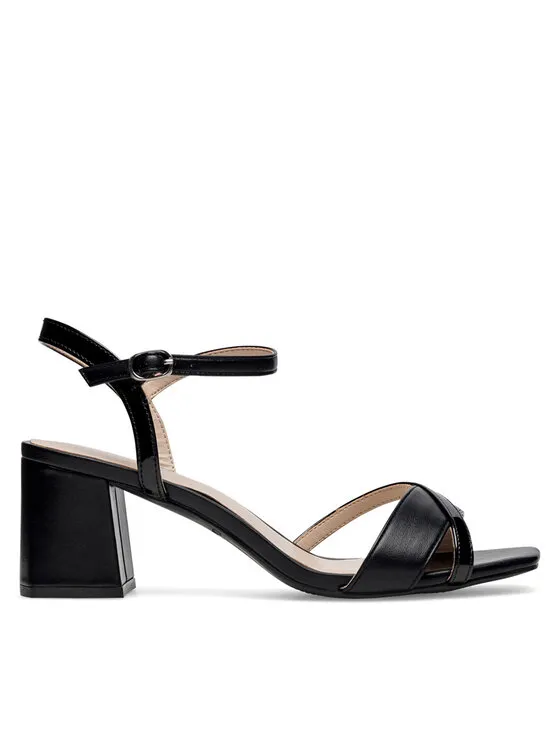 Sandalen · Schwarz · 6 cm