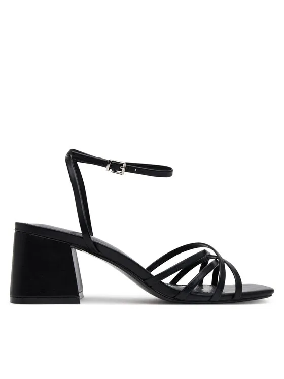 Sandalen · Schwarz · 6 cm