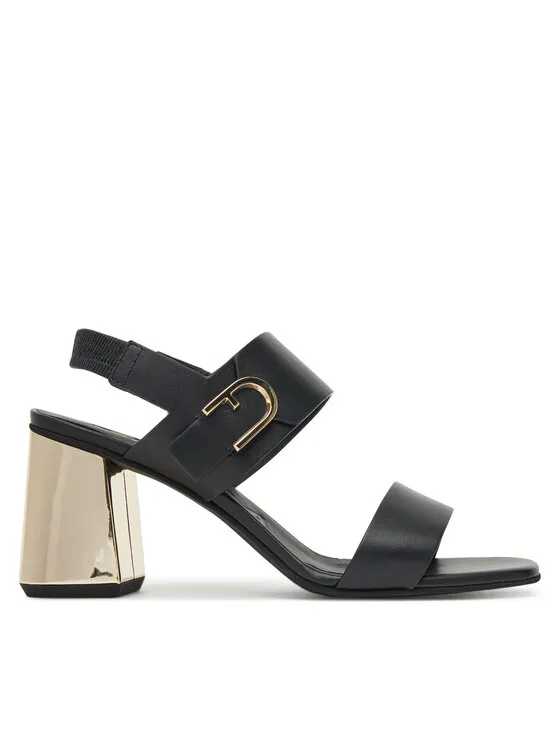 Sandalen · Schwarz · 7 cm