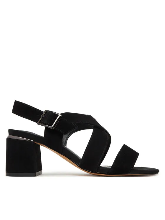 Sandalen · Schwarz · 7 cm