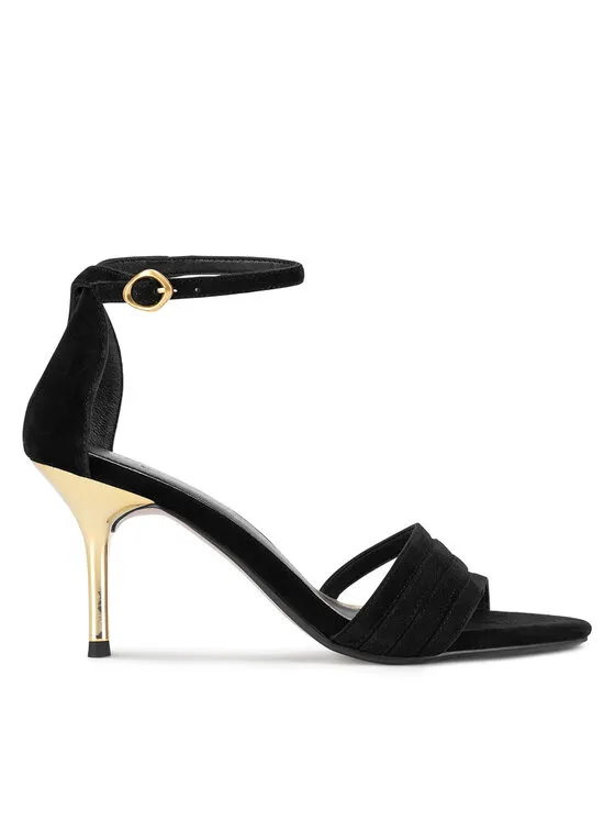 Sandalen · Schwarz · 8 cm