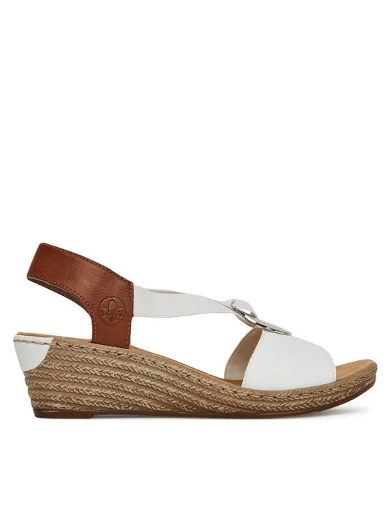 Sandalen · Weiß · 5 cm