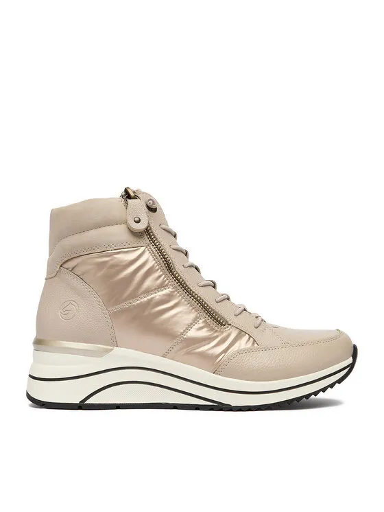 Schnürschuhe · Beige · 5.5 cm