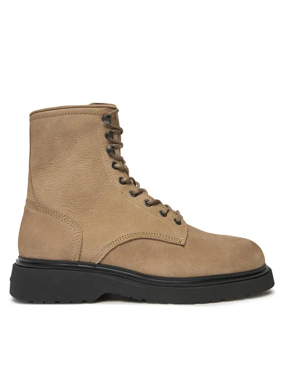 Schnürschuhe · Beige