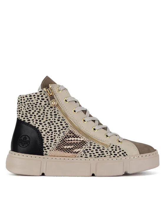 Schnürschuhe · Beige