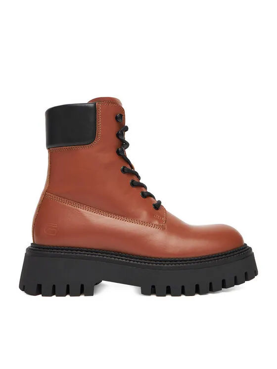 Schnürschuhe · Beige