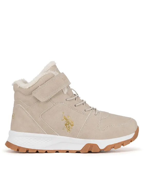 Schnürschuhe · Beige