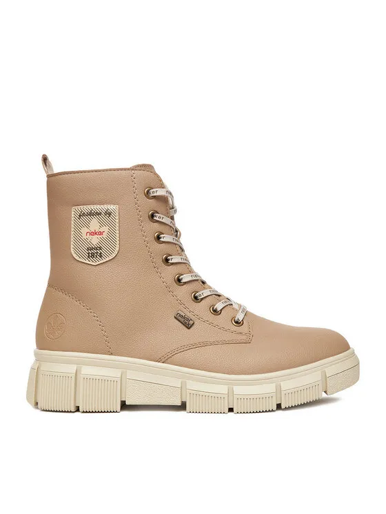 Schnürschuhe · Beige