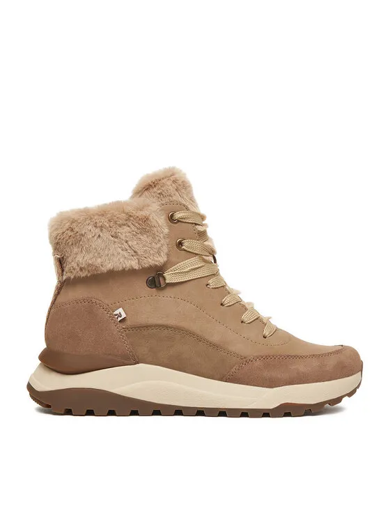 Schnürschuhe · Beige