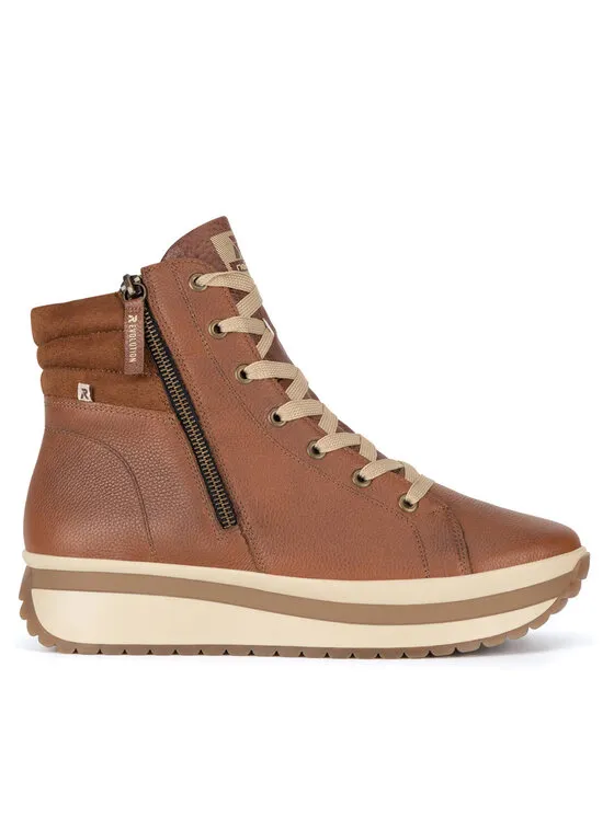 Schnürschuhe · Braun · 5 cm