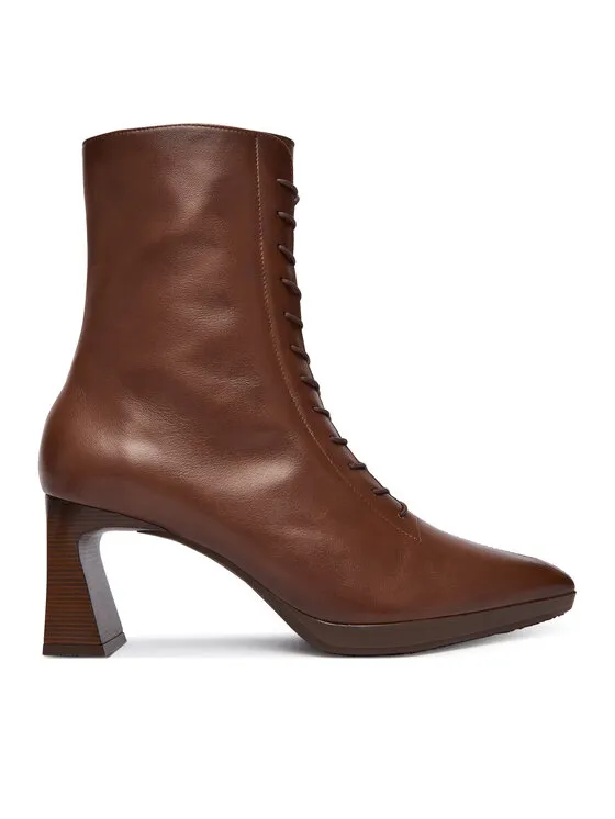 Schnürschuhe · Braun · 7 cm