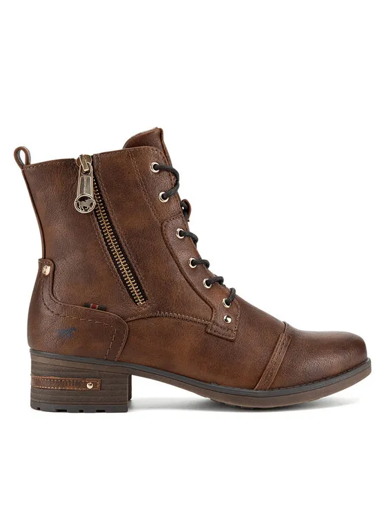 Schnürschuhe · Braun