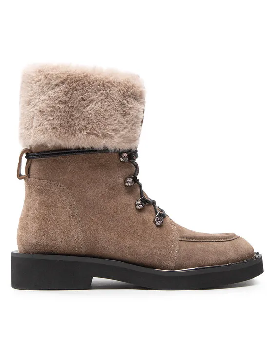 Schnürschuhe · Braun