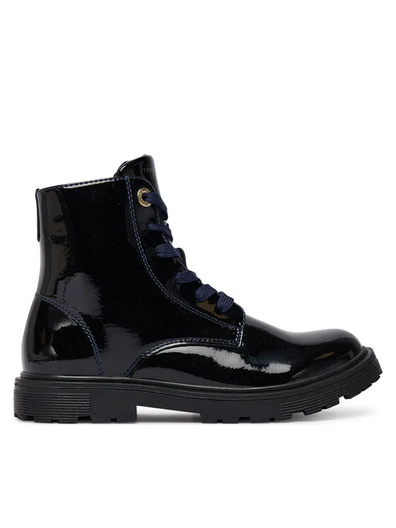 Schnürschuhe · Dunkelblau