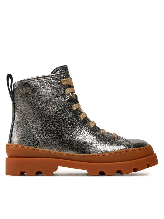 Schnürschuhe · Grau