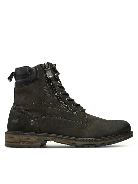 Schnürschuhe · Grau