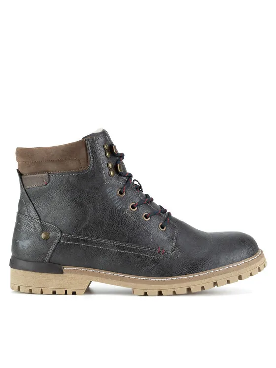 Schnürschuhe · Grau