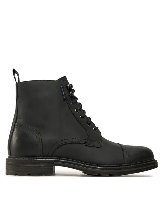 Schnürschuhe · Grau