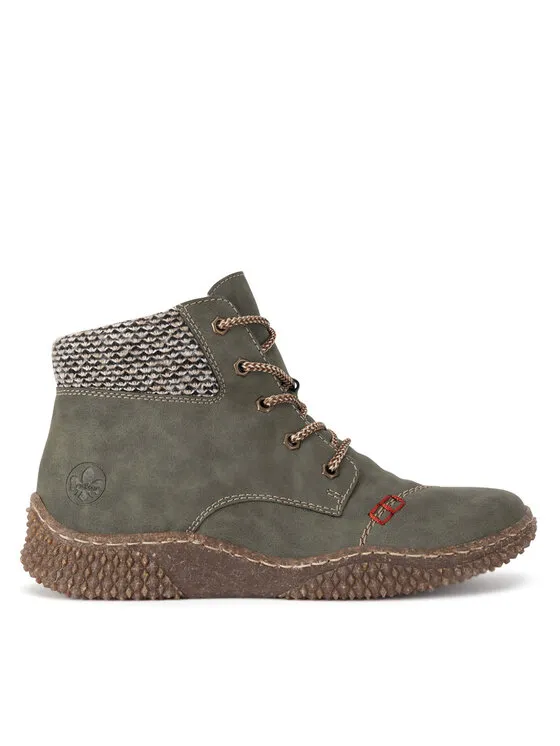 Schnürschuhe · Grün