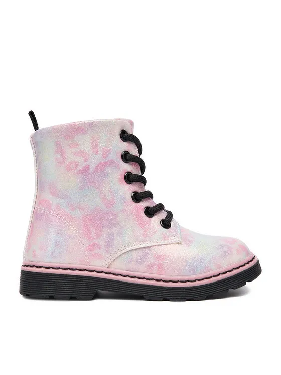 Schnürschuhe · Rosa