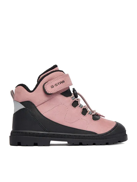 Schnürschuhe · Rosa