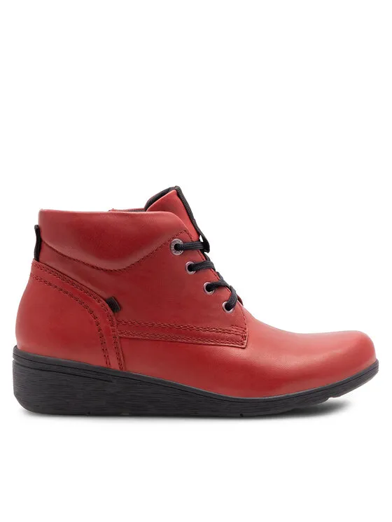 Schnürschuhe · Rot