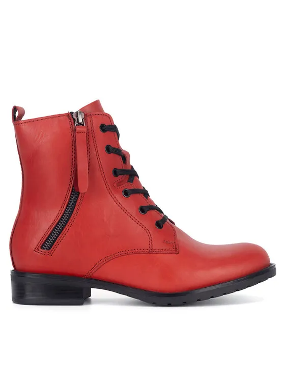 Schnürschuhe · Rot