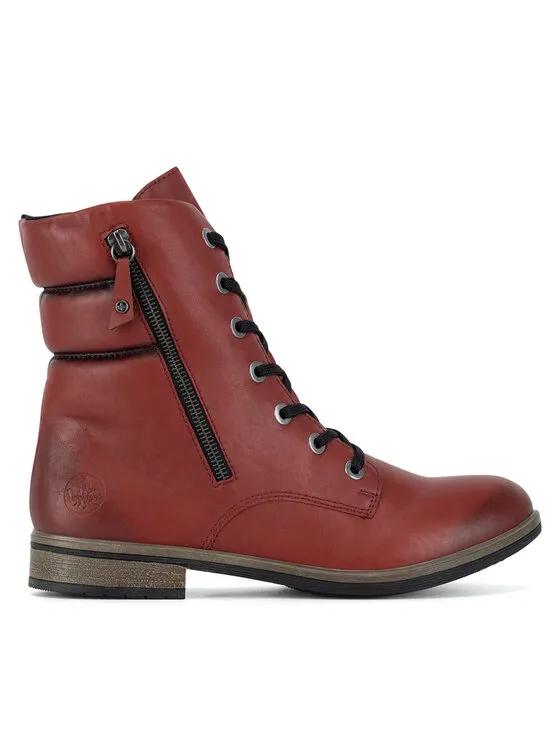 Schnürschuhe · Rot