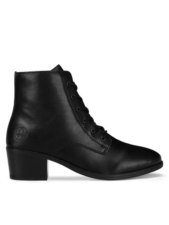 Schnürschuhe · Schwarz · 4 cm