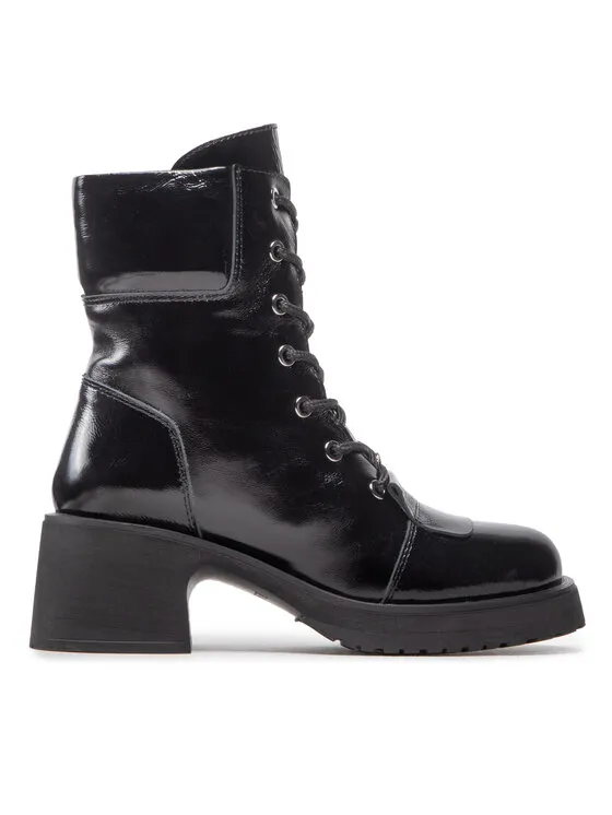 Schnürschuhe · Schwarz · 6 cm