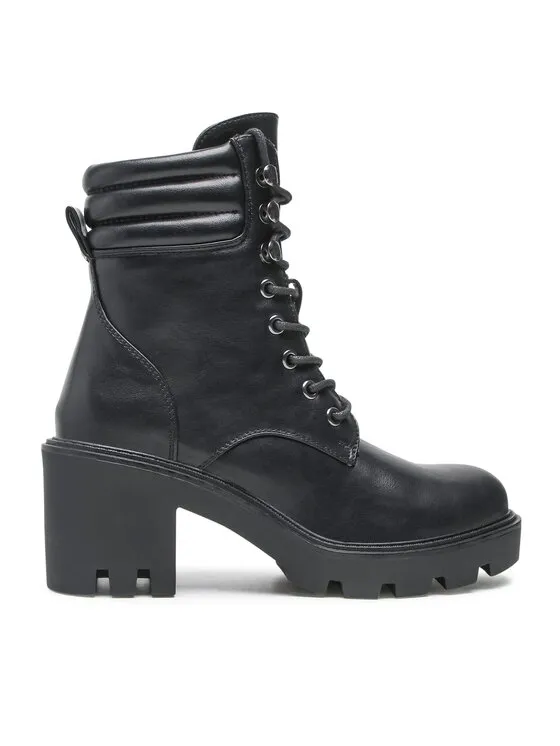 Schnürschuhe · Schwarz · 7.5 cm