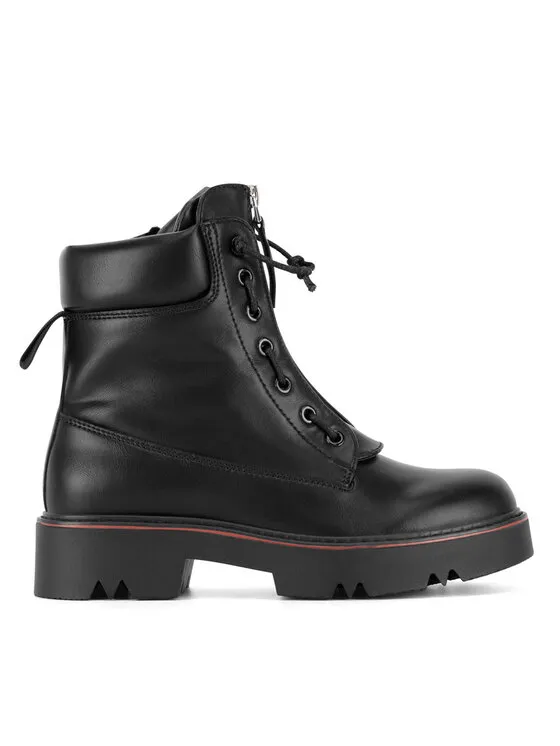 Schnürschuhe · Schwarz