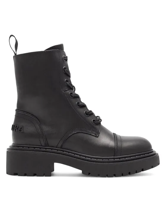 Schnürschuhe · Schwarz