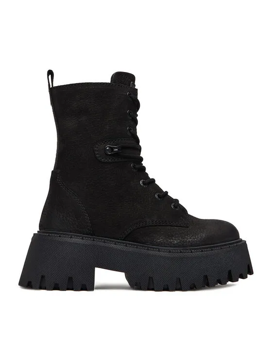 Schnürschuhe · Schwarz