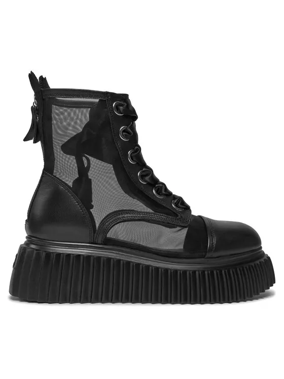 Schnürschuhe · Schwarz