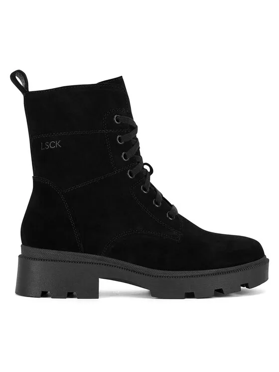 Schnürschuhe · Schwarz