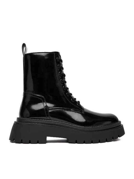 Schnürschuhe · Schwarz