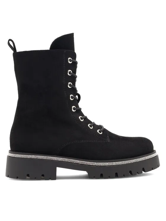 Schnürschuhe · Schwarz