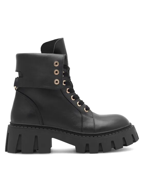 Schnürschuhe · Schwarz