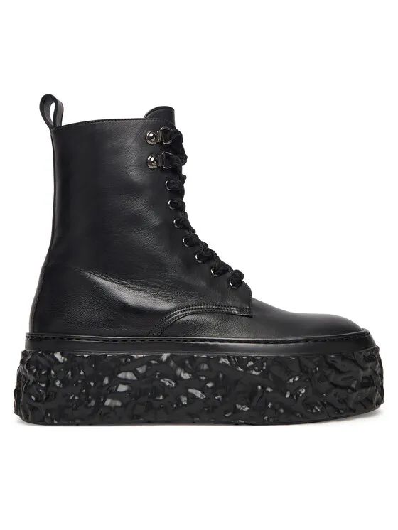 Schnürschuhe · Schwarz