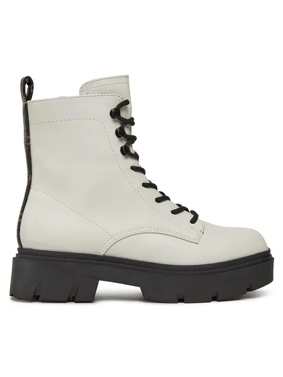 Schnürschuhe · Weiß