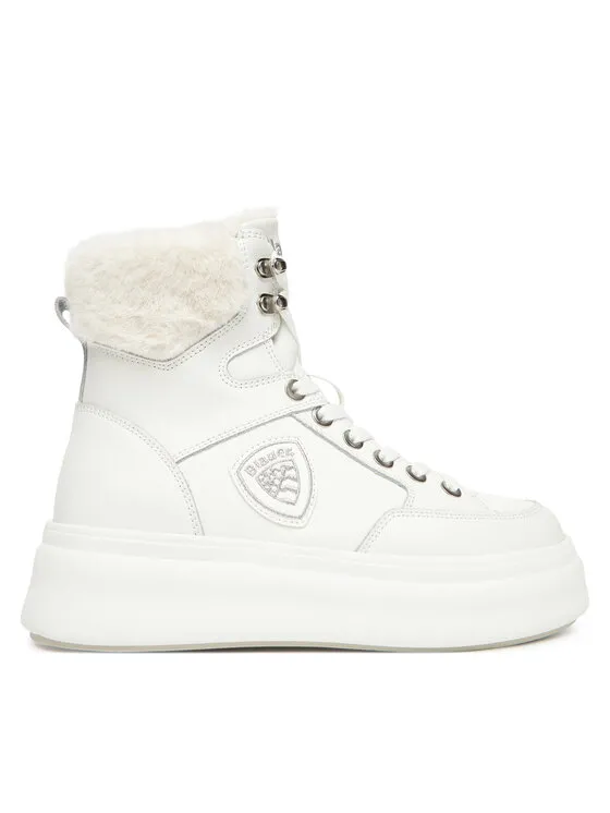 Schnürschuhe · Weiß