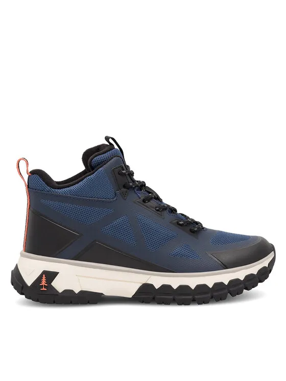 Schnürstiefeletten · Dunkelblau