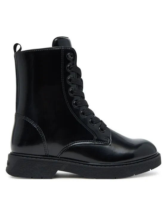 Schnürstiefeletten · Schwarz